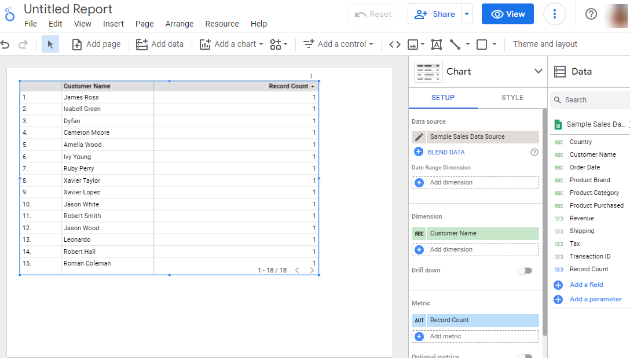 Google Data Studio Tutorial 2023 با کتاب الکترونیکی PDF رایگان - Looker Studio 24 میز روی بوم 1