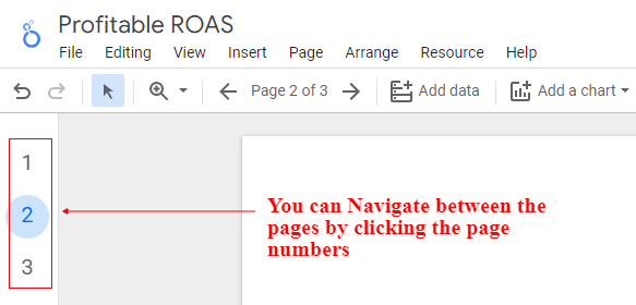 Page numbers