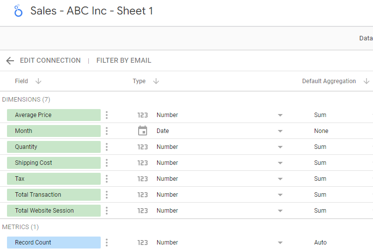 new data source schema