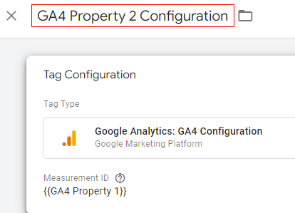 How to use two Google Analytics codes on one page 15 GA4 property 2 Configuration 2