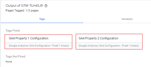 How to use two Google Analytics codes on one page 23 Switch back to the GTM debug window