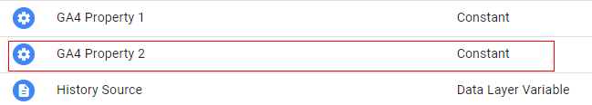 How to use two Google Analytics codes on one page 17 select the second property variable