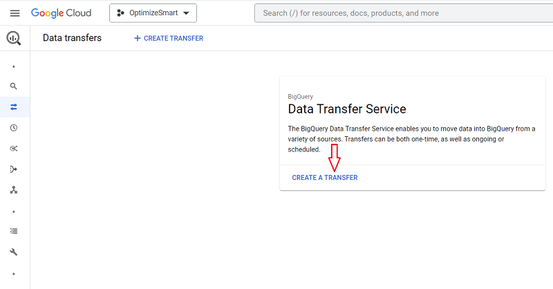 CREATE A TRANSFER