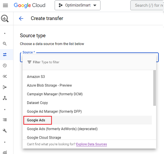Click on ‘Google Ads