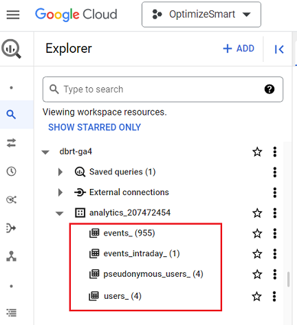 GA4 BigQuery - Connect Google Analytics 4 with BigQuery - Optimize Smart