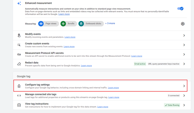 Configure tag settings ga4 1