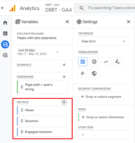 Tracking web pages with zero pageviews in GA4 (Google Analytics 4 ...