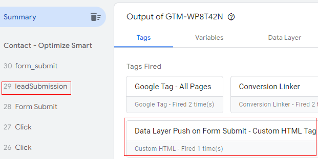 Check Data Layer