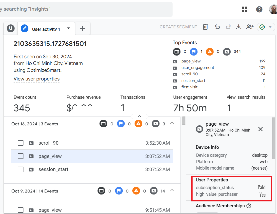 องค์ประกอบหลักของ GA4 เช่น Events, Parameters, User Properties