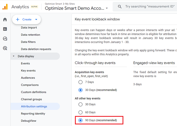 90 day conversion window