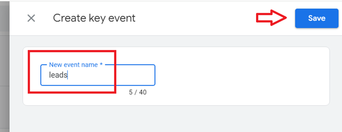create key event